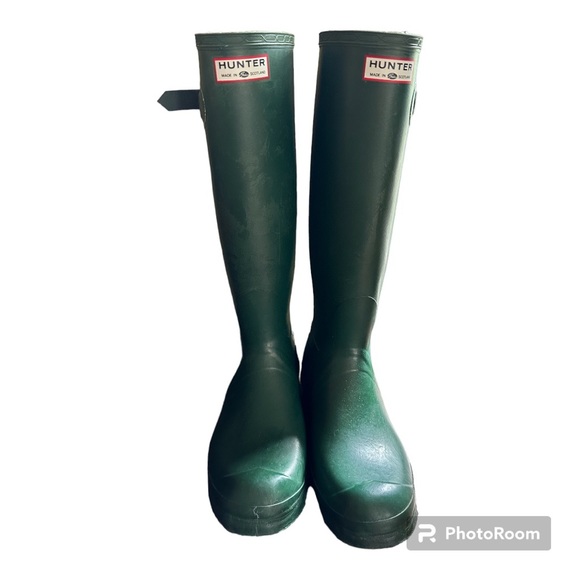 Forest Green Hunter Boots - Picture 4 of 5